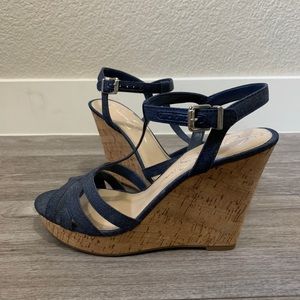 Jessica Simpson Denim Wedge
